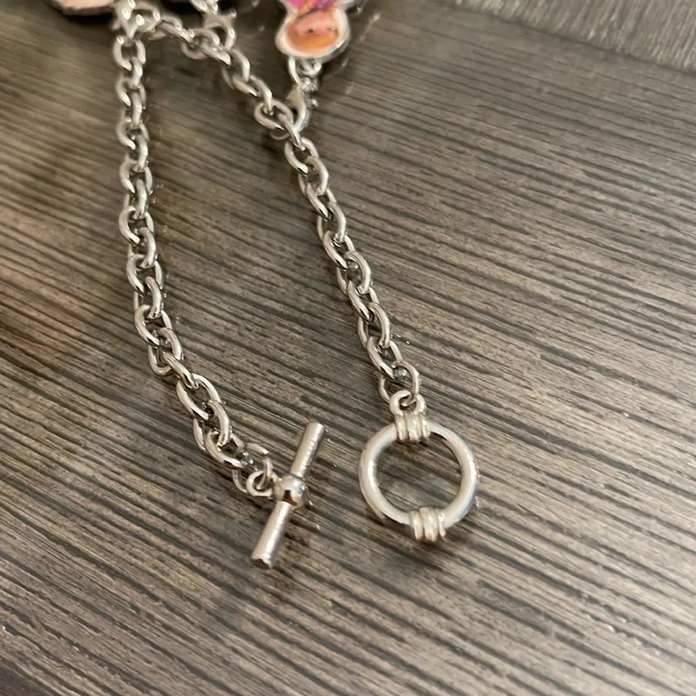 Disney Frozen Charm Bracelet with Toggle Clasp